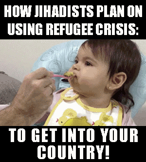 refugee crisis baby gif
